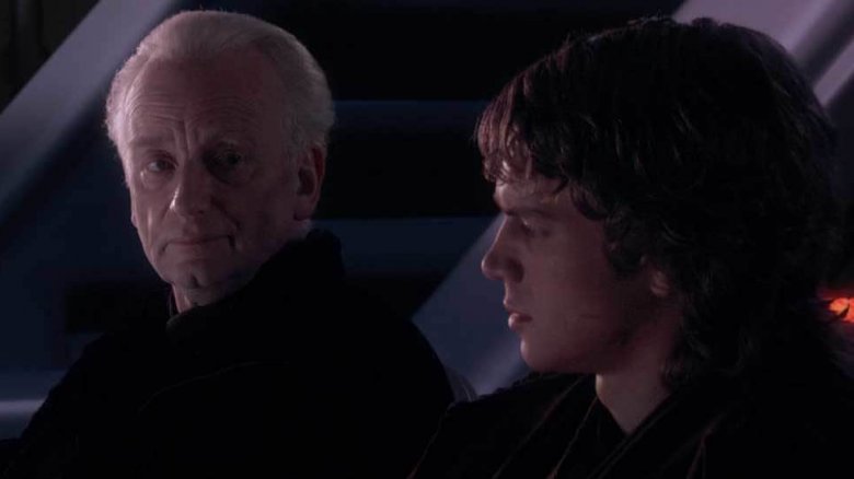 Palpatine tells the story of Darth Plagueis in Revenge of the Sith