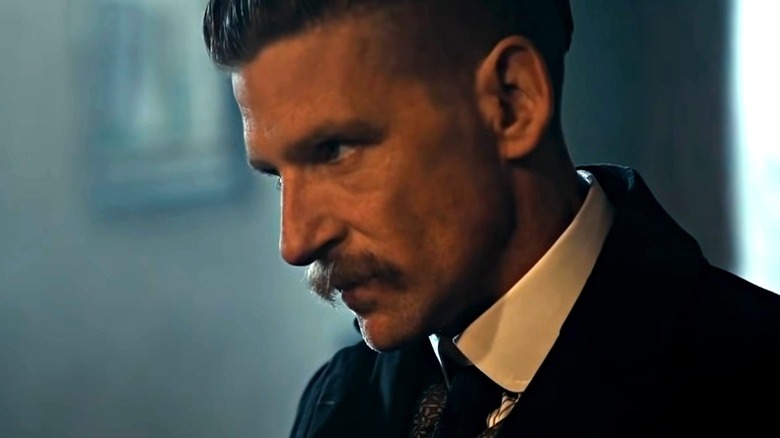 Paul Anderson Arthur Shelby moustache Peaky Blinders