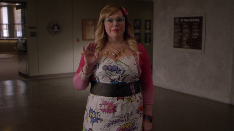 Penelope Garcia waves goodbye