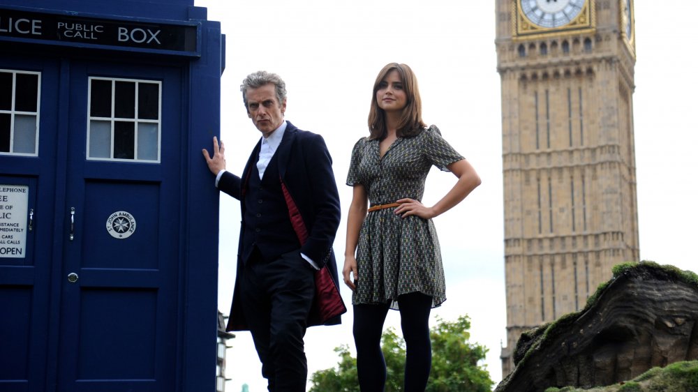 Peter Capaldi and Jenna Coleman in Doctor Who