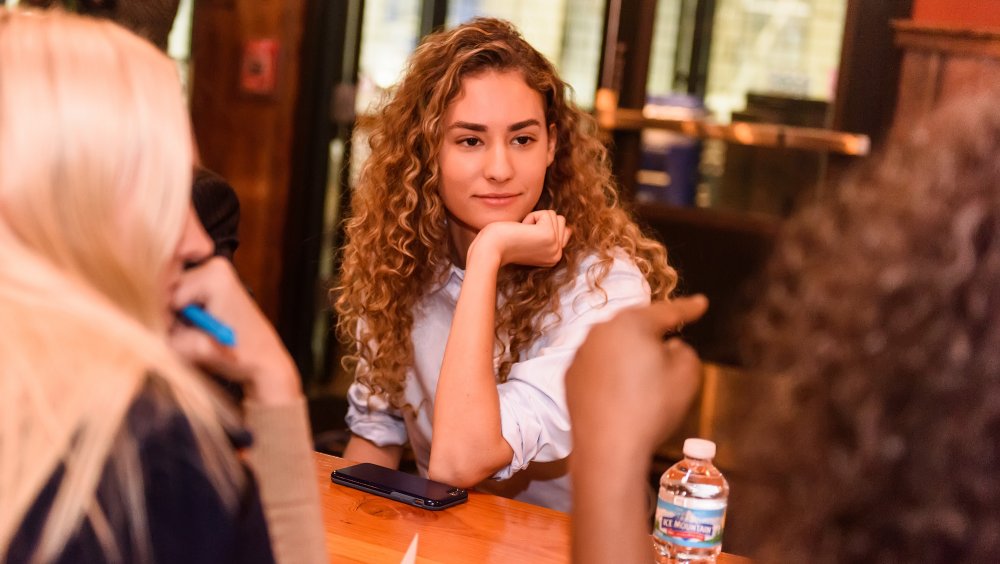 Rachel DiPillo attends a press conference