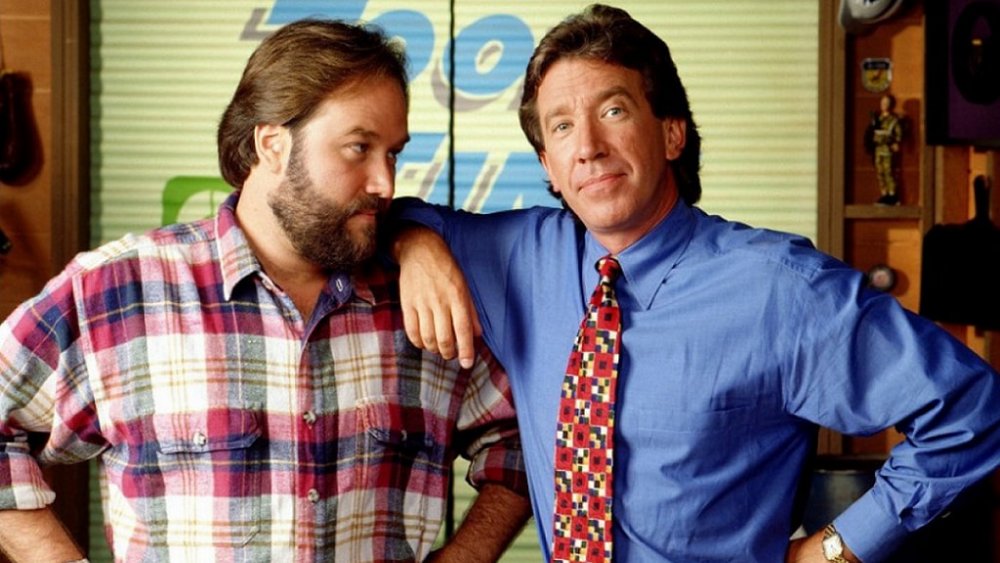 Tim Allen as Tim Taylor and Richard Karn as Al Borland on Home Improvement