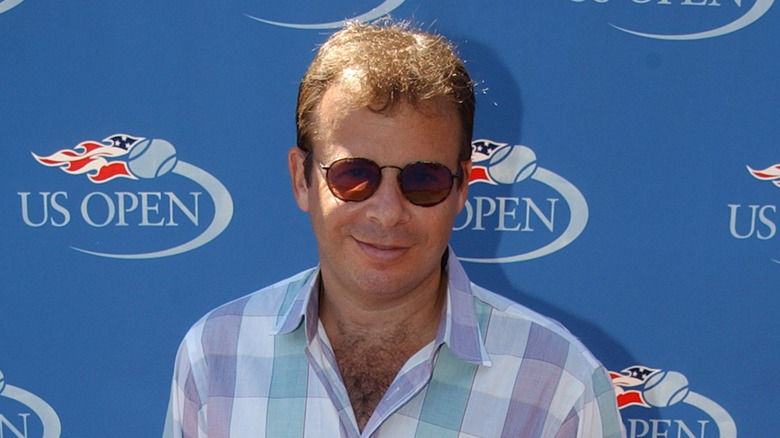 Rick Moranis wearing sunglasses at US Open