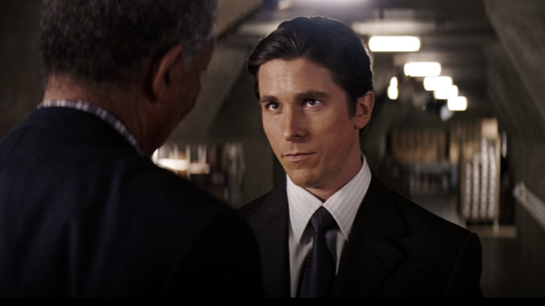 Bruce Wayne speaking to Lucius in Batman Begins
