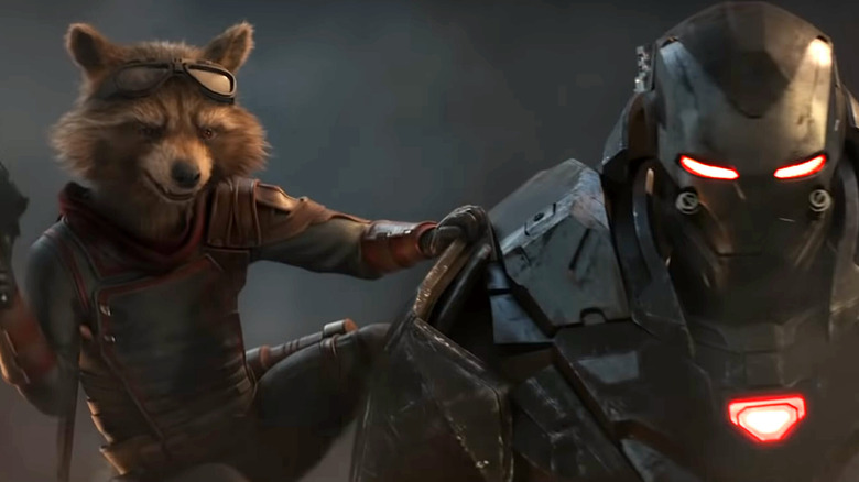 Rocket Raccoon and War Machine