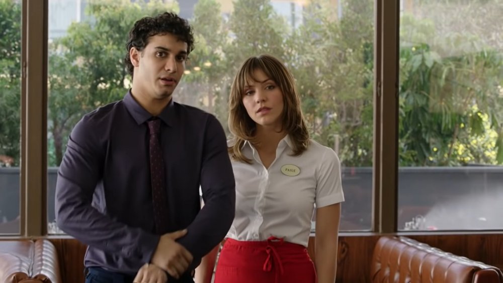 Walter (Elyes Gabel) gets to know Paige (Katherine McPhee) on Scorpion