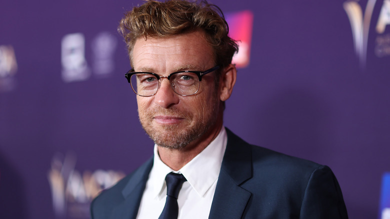 Simon Baker on the red carpet