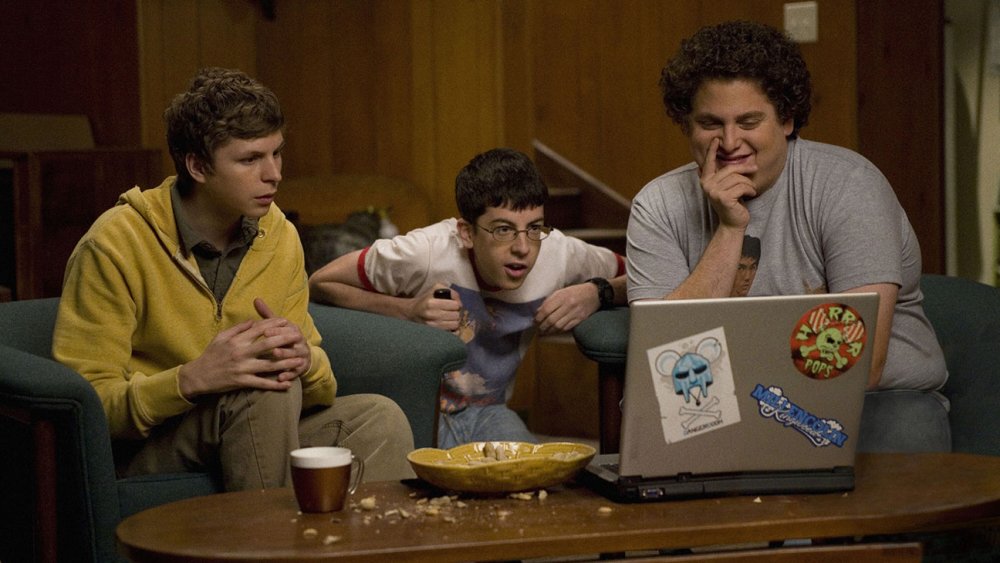 Jonah Hill, Michael Cera, and Christopher Mintz-Plasse in Superbad