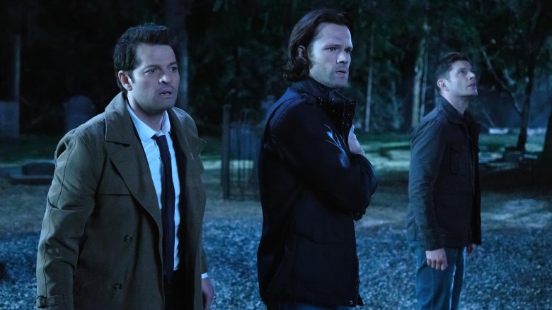 Jared Padalecki, Misha Collins, and Jensen Ackles in Supernatural