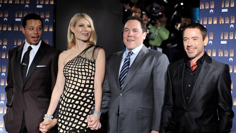 Terrence Howard, Gwyneth Paltrow, Jon Favreau, Robert Downey Jr.