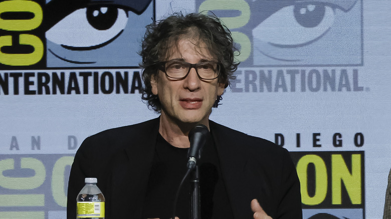 Neil Gaiman attends the world premiere of The Sandman