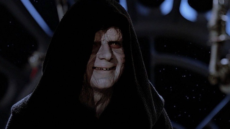 Emperor Palpatine smiling