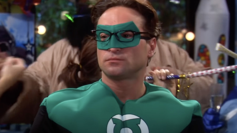 Leonard Hofstadter dressed as Green Lantern