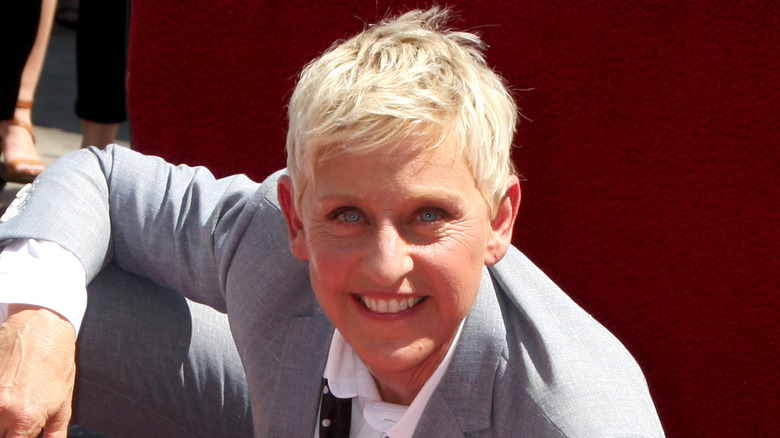 Ellen Degeneres posing