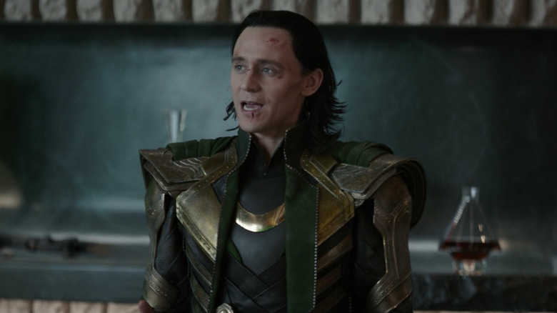 Loki armored in 'Avengers'