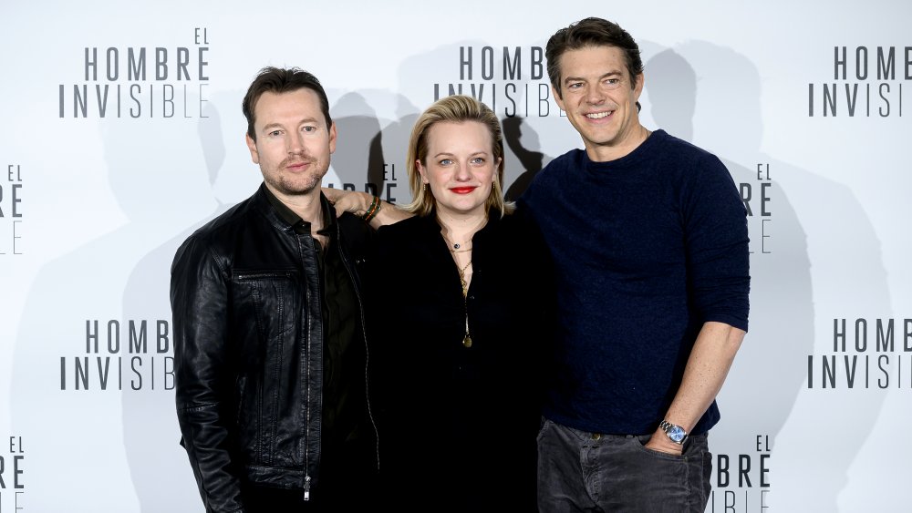 Leigh Whannell, Elisabeth Moss and Jason Blum