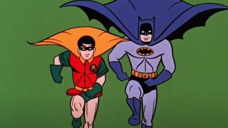 Batman and Robin Running