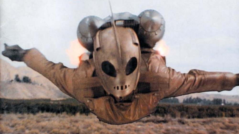 Bill Campbell as The Rocketeer in The Rocketeer