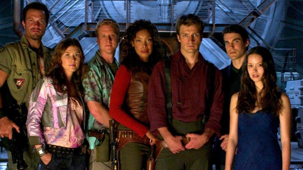 The cast of Firefly