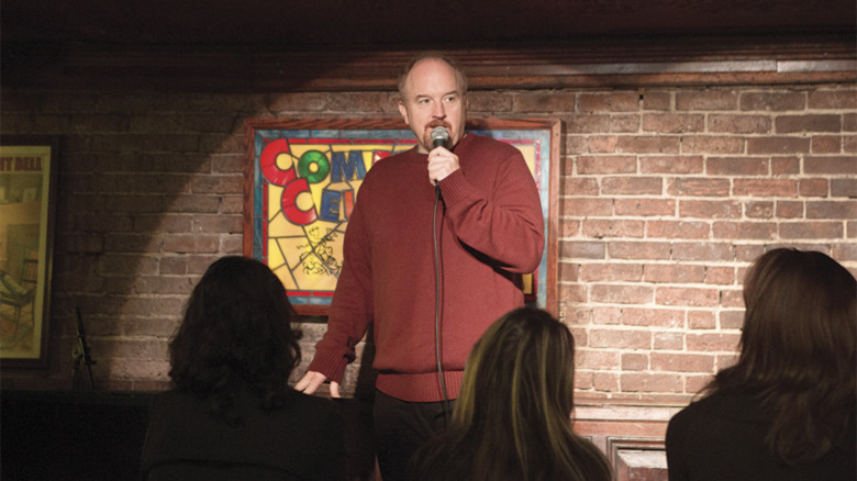 Louis C.K. performing standup