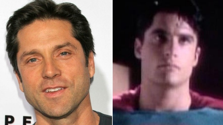 Gerard Christopher (L) gives a half-smile; John Haymes Newton poses heroically