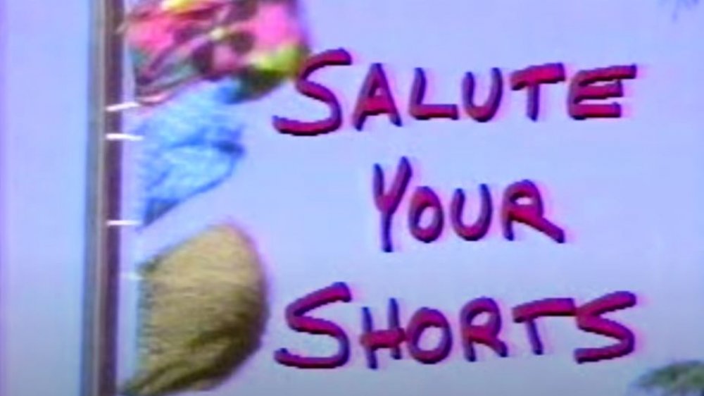 A title card from Salute Your Shorts