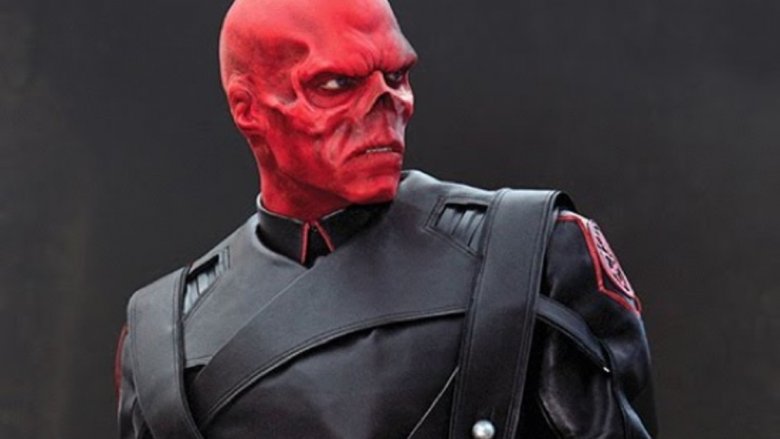 Hugo Weaving as the Red Skull in Captain America: The First Avenger