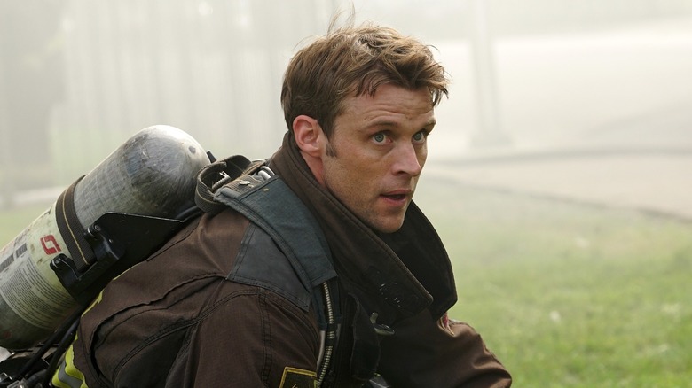 Matthew Casey wearing gear