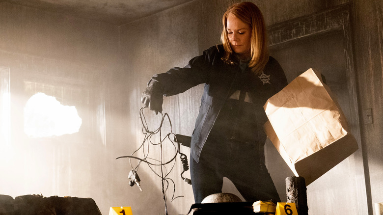 Catherine Willows investigates