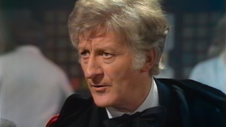 Third Doctor looks serious