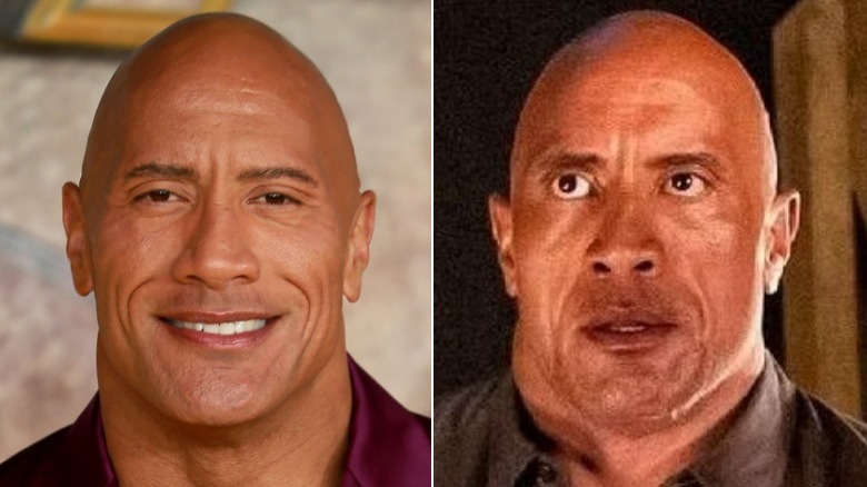 Dwayne Johnson and John Hartley