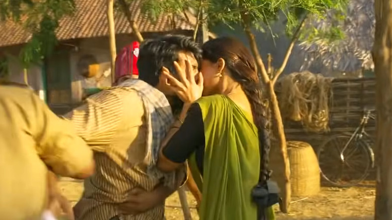 Chitti and Ramalakshmi kiss