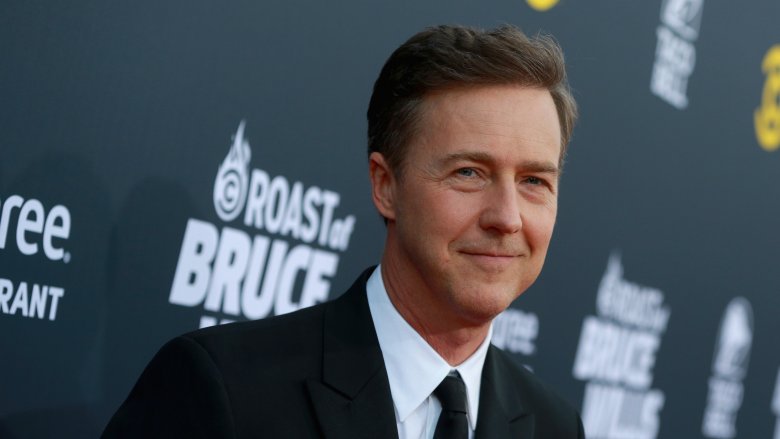 Edward Norton on red carpet