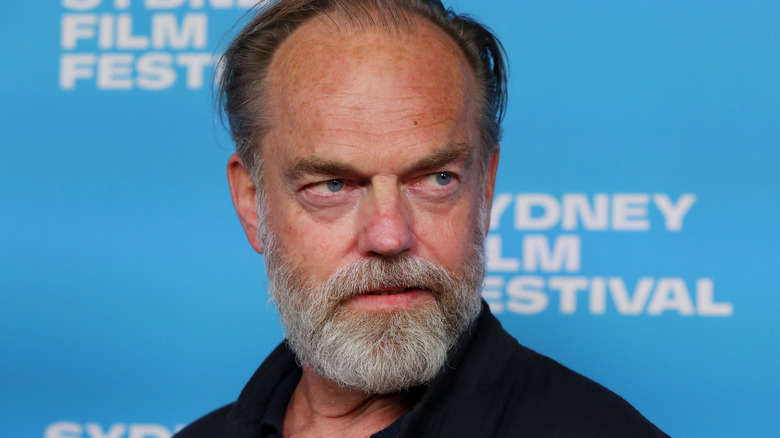 Hugo Weaving with beard