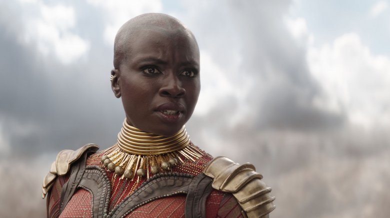 Danai Gurira as Okoye in Avengers: Infinity War
