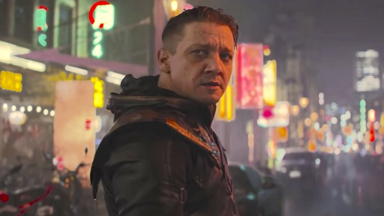 Jeremy Renner as Hawkeye in Avengers: Endgame