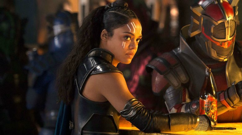 Tessa Thompson as Valkyrie in Thor: Ragnarok