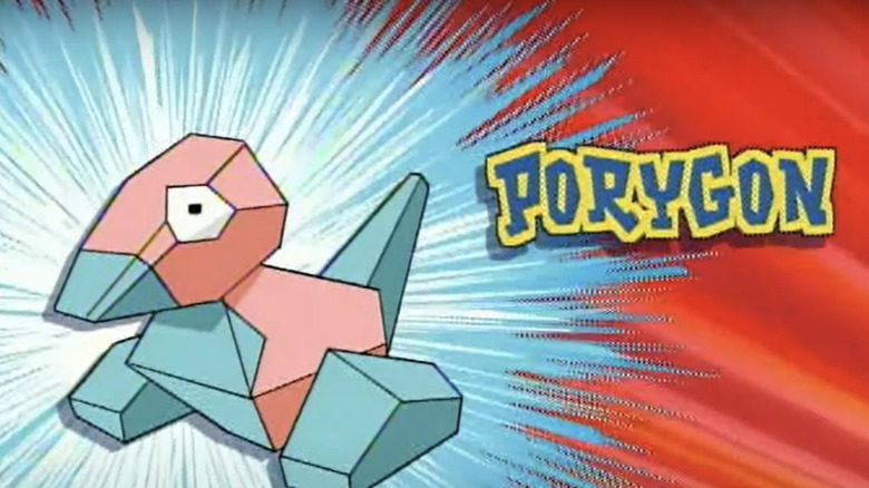 porygon pokemon intro flash card