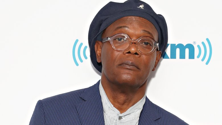 Samuel L. Jackson frowning