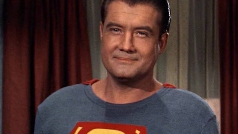 George Reeves as Superman in The Adventures of Superman