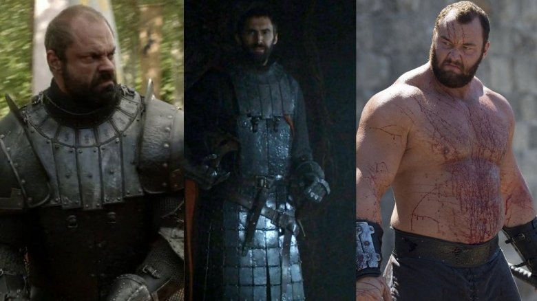 Conan Stevens, Ian Whyte, and Hafþór Júlíus Björnsson