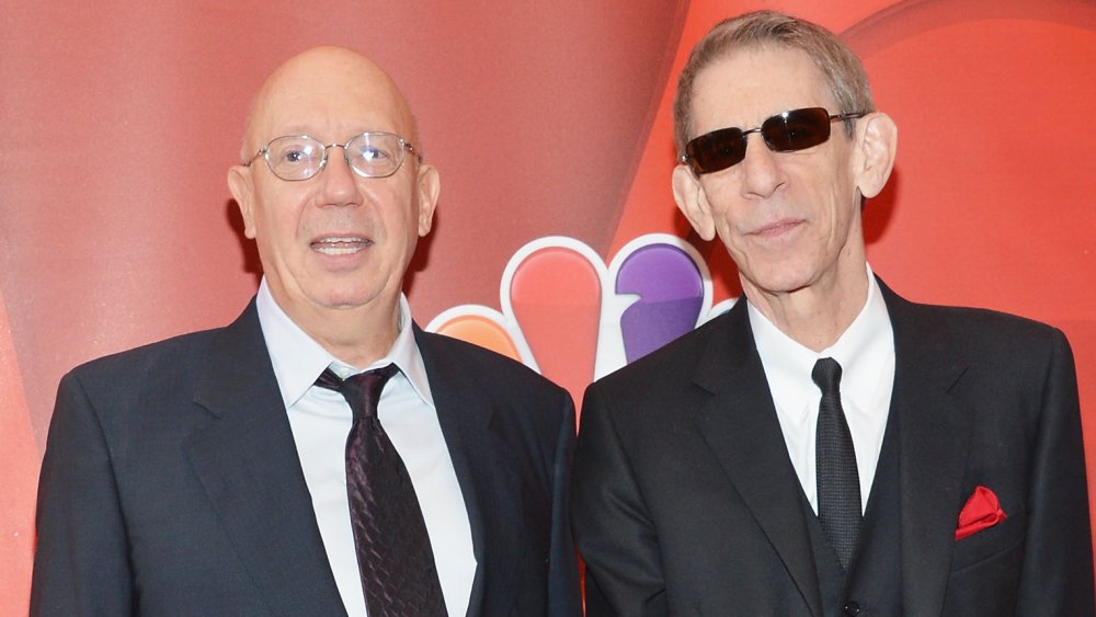 Richard Belzer and Dann Florek posing