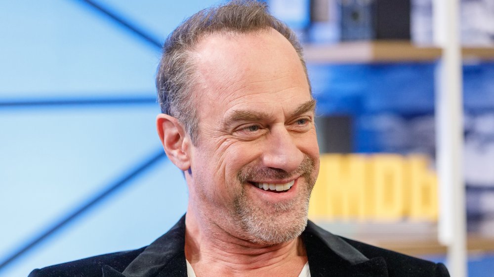 Christopher Meloni chuckles