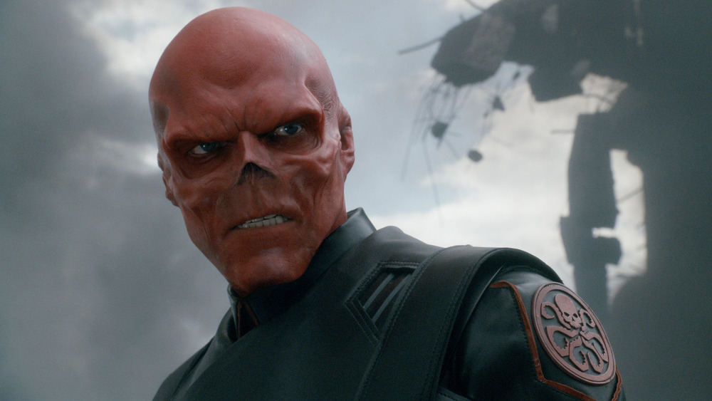 Red Skull grimacing