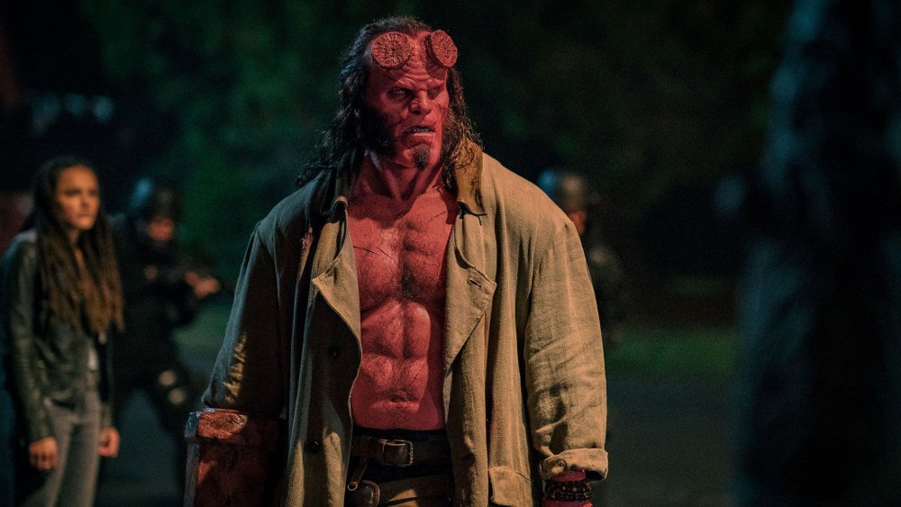 David Harbour in Hellboy