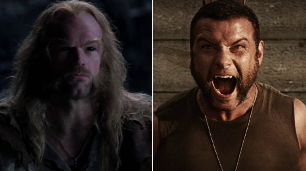 Tyler Mane and Liev Schreiber as Sabretooth, X-Men