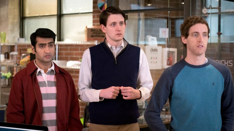 Kumail Nanjiani, Zach Woods, Thomas Middleditch in Silicon Valley