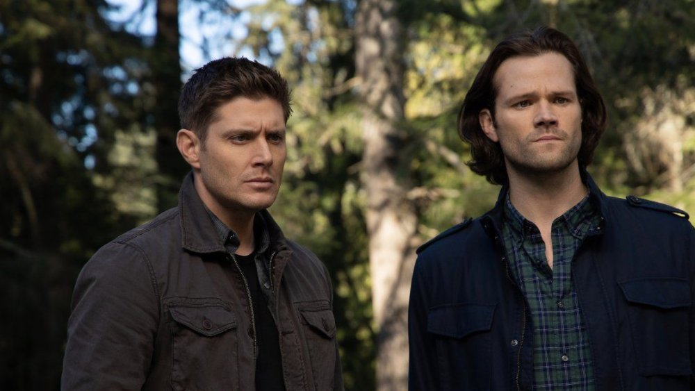 (from left to right) Jensen Ackles and Jared Padalecki in Supernatural