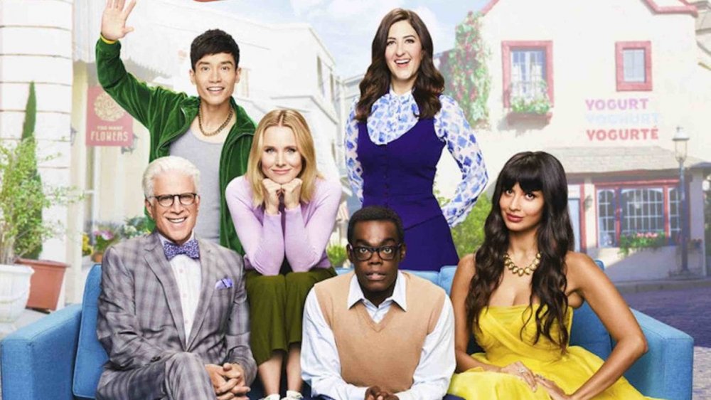 The principal cast of The Good Place