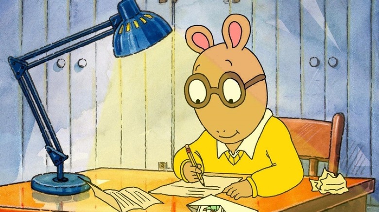 Arthur writing